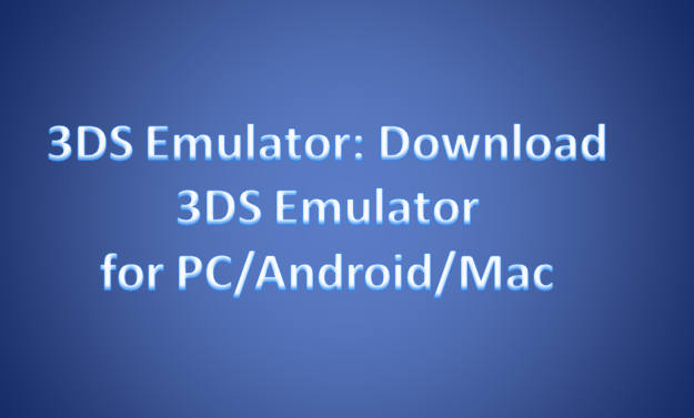 3ds emulator download free mac pc